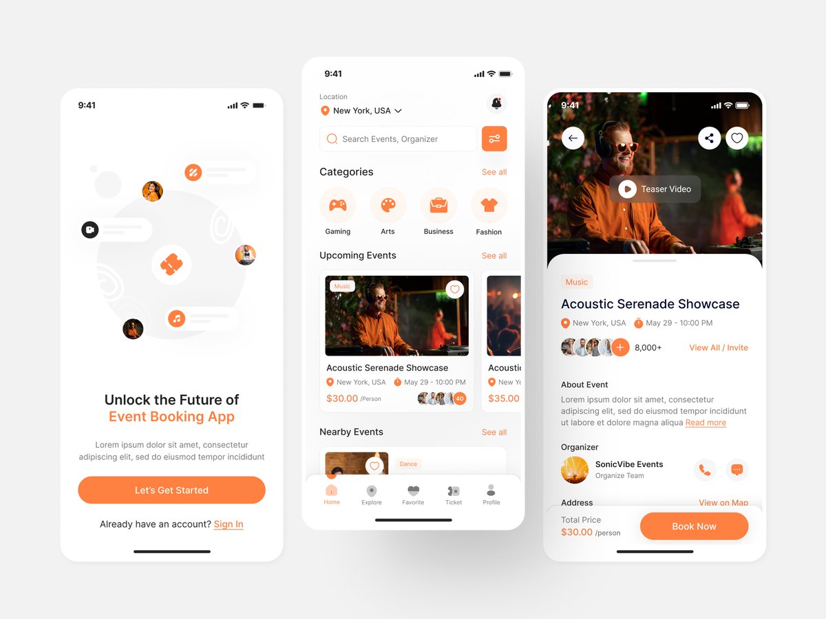 insight_lancer's tweet image. Event Booking Mobile App UIUX Design | Figma | App Design

behance.net/gallery/181319…

#eventbookingapp #event #mobileappui #mobileappux #userinterface #userexperience