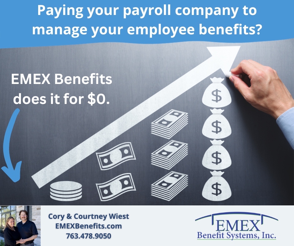 EmexBenefits's tweet image. Stop paying extra for employee benefits.
#NoBundleInsurance #ExtraFees #EMEXCanHelp