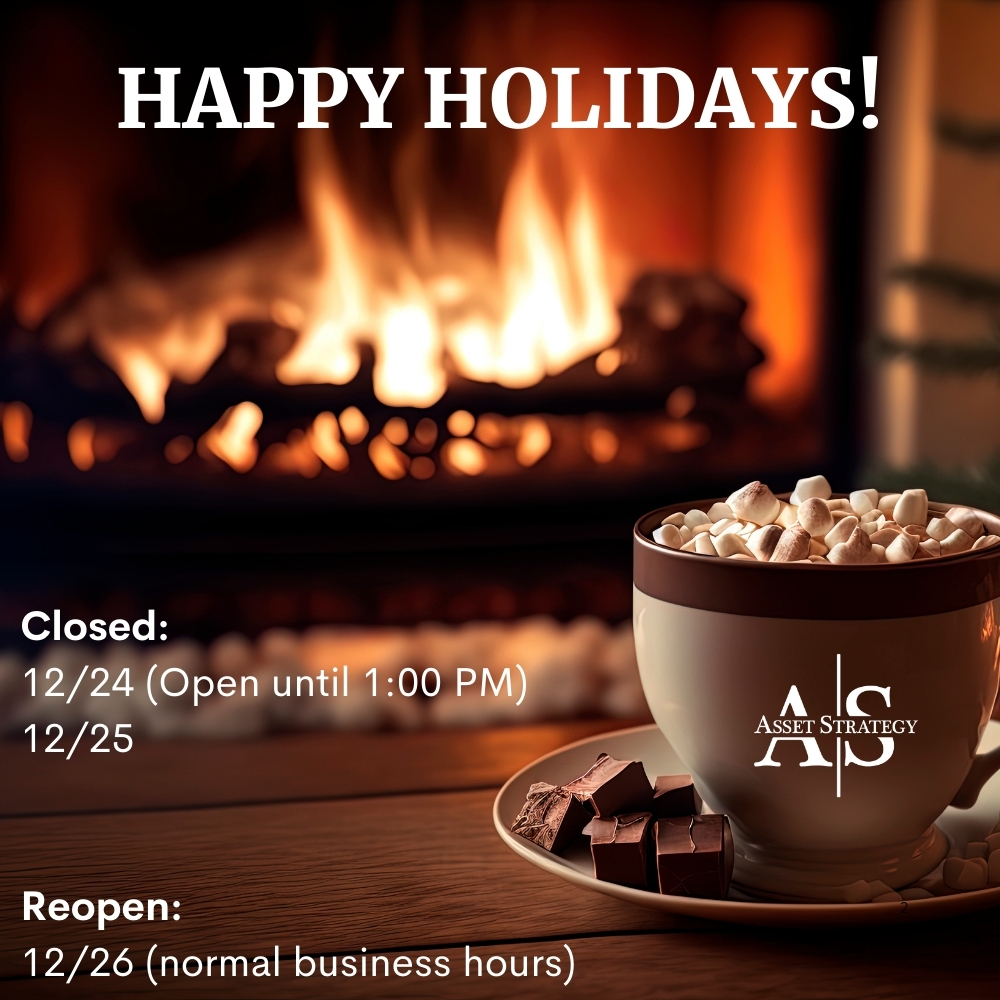 AssetStrategy's tweet image. All of us here at Asset Strategy want to wish you happy holidays!
 
We will be closing at 1:00 PM today and will be reopening on 12/26.
 
-The Asset Strategy Team