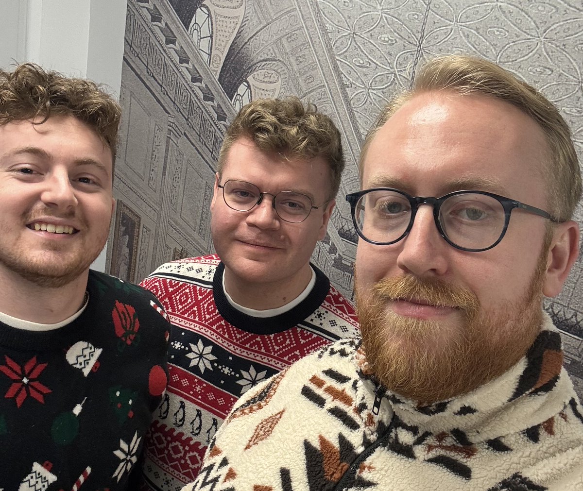 Merry Christmas Eve🎄

Tomorrow, the Season 3 finale of Craftcast lands under your trees, exploring the festive season and all that comes with it ♥️🤝

Whether you're wrapping presents, tucking into a mince pie, or waiting for Father Christmas, Shaun, James, and Stephen are the
