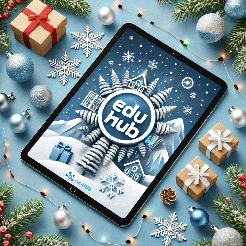 🎄 Frohe Weihnachten! Das EduHub-Team wünscht euch besinnliche Feiertage und einen guten Start ins neue Jahr! 🎁✨ #Weihnachtsgrüße #bnttrier #wfgtrsab #EduHubtrier