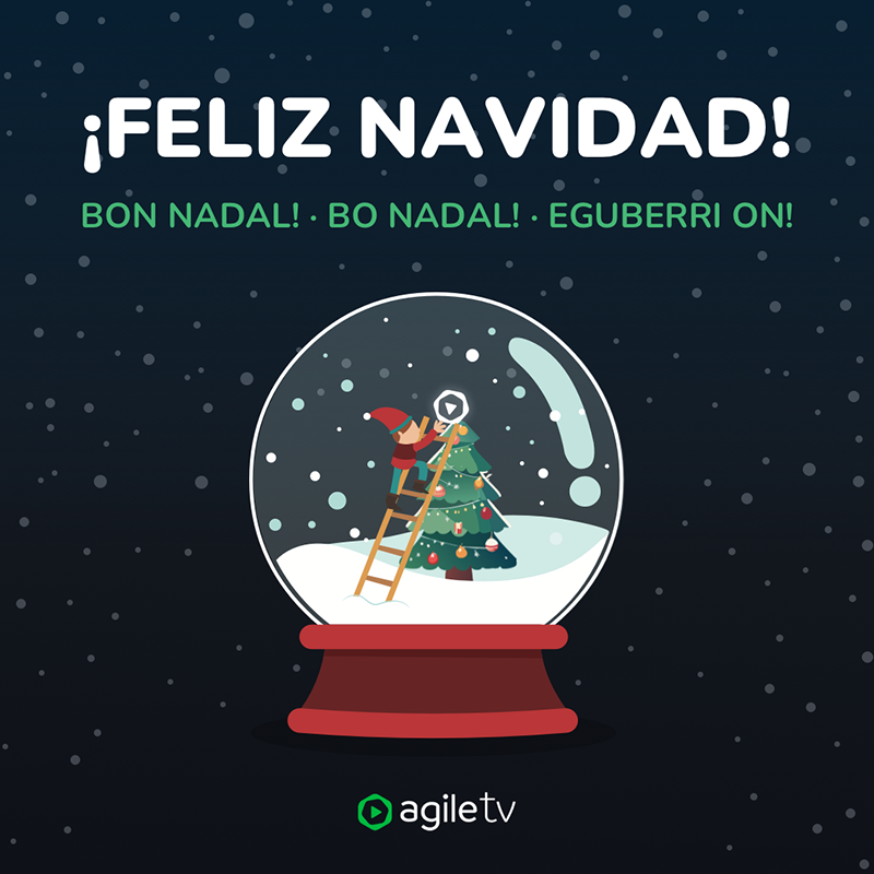 ¡Feliz Navidad!🎄

Entre tantos regalos y polvorones, Agile TV te trae una programación para que disfrutes con los que más quieres en el día más bonito del año.✨

Ponte cómodo y déjate atrapar por las historias más encantadoras que te traemos.🎅📺

#ElijoAgileTV.
