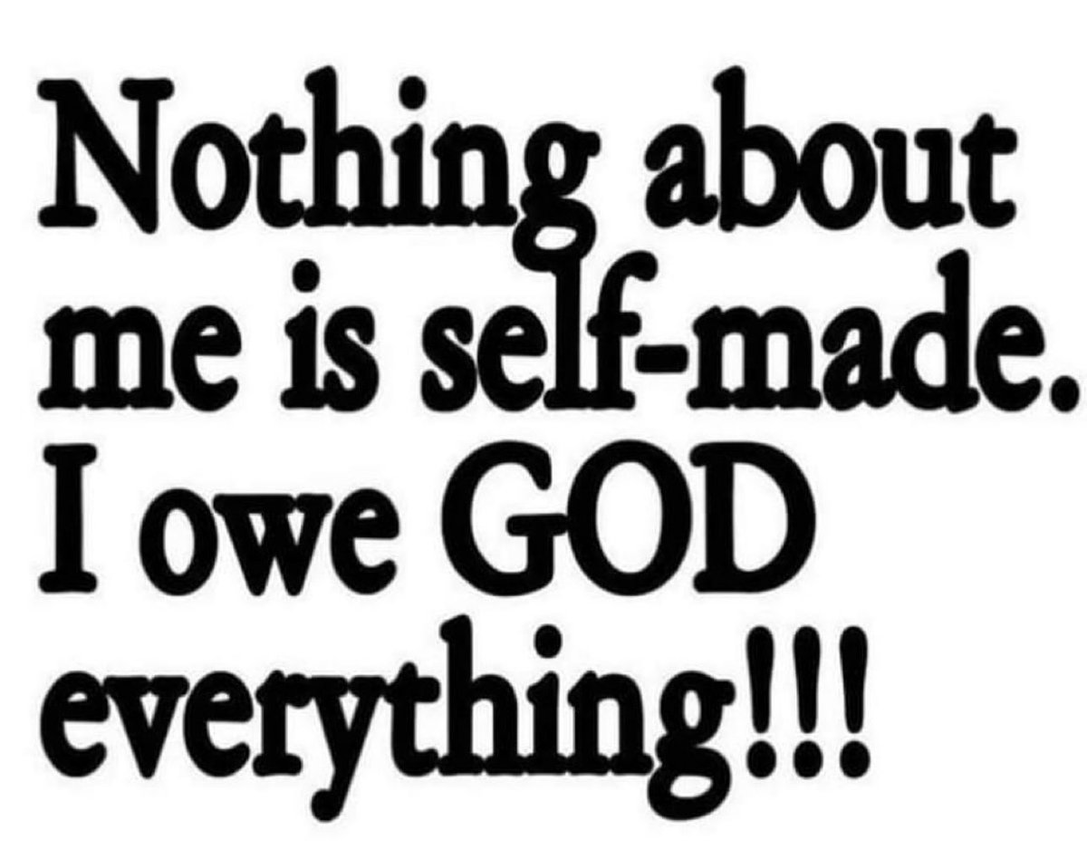 Owe it all to him……