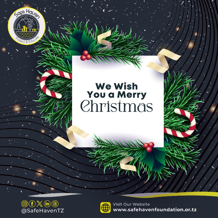 We wish you a Merry Christmas.

#XMas2024 #SafeHaven #Foundation #Tanzania