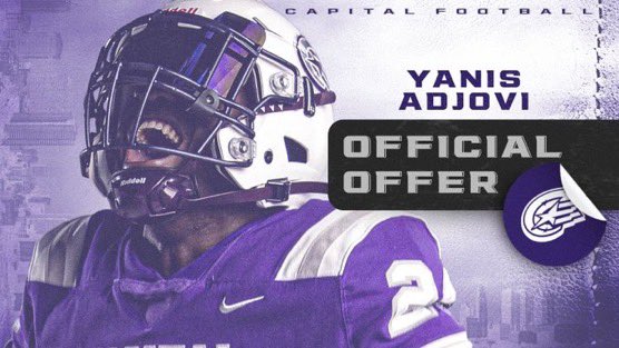 926Yvnis's tweet photo. After a great conversation with  @Coachcalexander I am blessed to get offered by @CapitalU_FB 
I am grateful .
@ARobinAgency @ImmoOsterkamp @NE_Ok_HS_Sports @DmvSportsLive6 @PrepRedzoneVA @LCAFootballVA @CoachAceJenkins https://t.co/tGJKoStt9f
