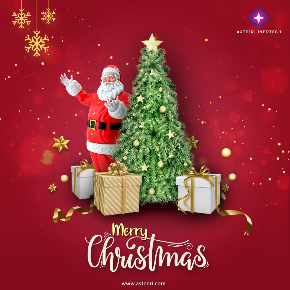 AsteeriInfotech's tweet photo. Merry Christmas from Asteeri Infotech!

As we celebrate this season of joy and giving, we’re grateful for the trust and collaboration of our amazing clients and team.

May your holidays sparkle with love, laughter, and innovation! Here’s to a bright and prosperous year ahead. https://t.co/raEQjH7l6q