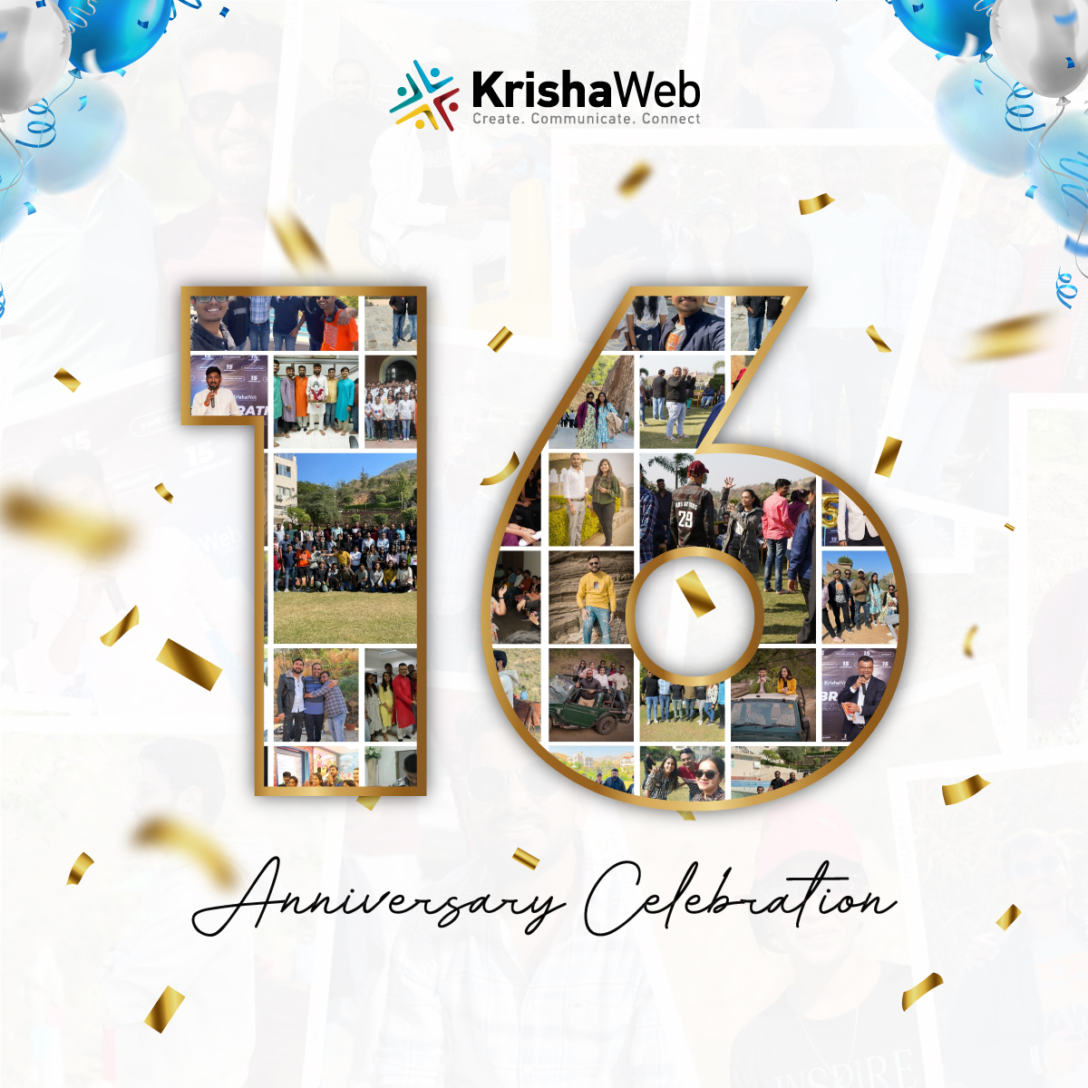 KrishaWeb's tweet image. Today marks a significant milestone for #KrishaWeb as we celebrate 16 amazing years of innovation, growth, and success. 

A heartfelt #THANKYOU to our incredible team, clients, and partners who’ve been with us every step of the way.