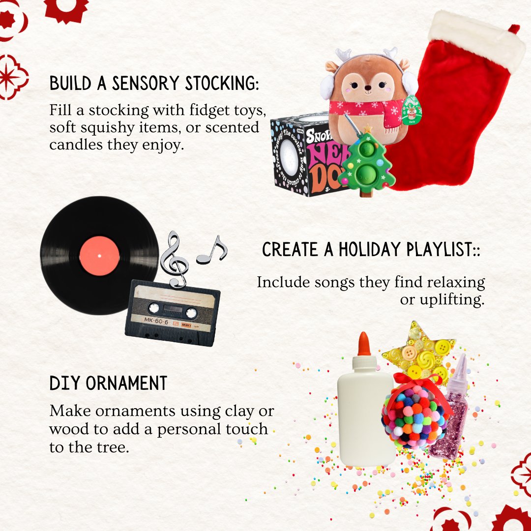TamusaIARD's tweet photo. The holidays should feel as special as you are! 🎄✨ Here are some sensory-friendly tips and activities to make the season brighter for everyone! https://t.co/JmmYhw9iMc