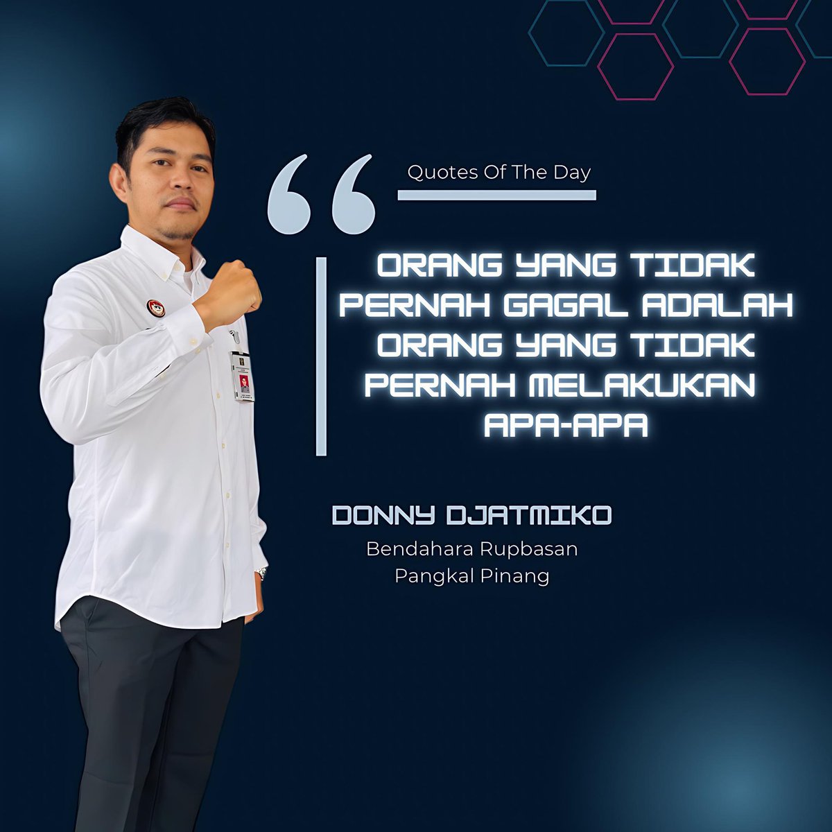 Quotes Of The Day

#kemenimipas
#rupbasanbabel
#rupbasanpangkalpinang
#quotesoftheday