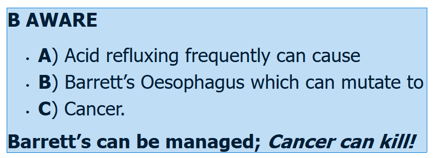 Obesity or Genetics?
Norway, Scotland and Northern Ireland have highest rate of Oesophageal AdenoCarcinoma worldwide.
US has 41% obesity but 40% fewer OAC cases.
Obesity causes reflux which can cause Barrett's which can mutate to OAC.