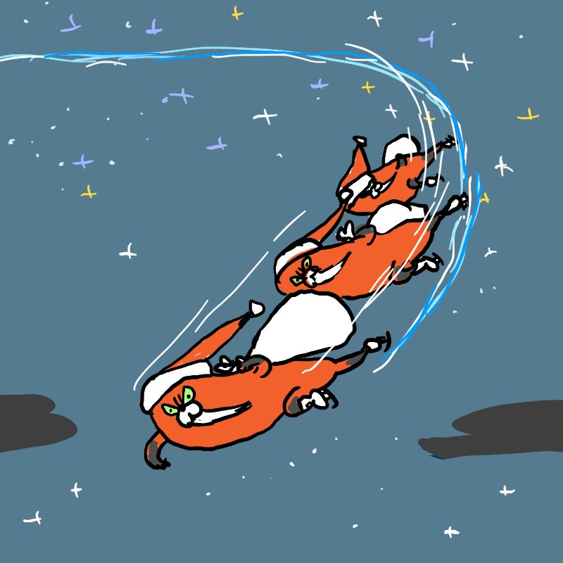 高速移動サンタムジーナサンタ