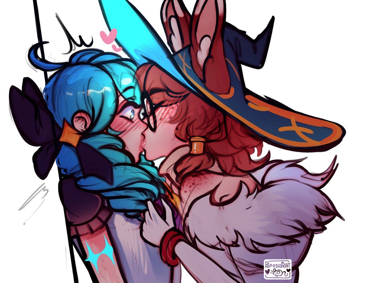 PoposhiRat's tweet image. Gwenrora my happiness, forgot to post this without text

#Gwenrora #LeagueOfLegendsFanArt