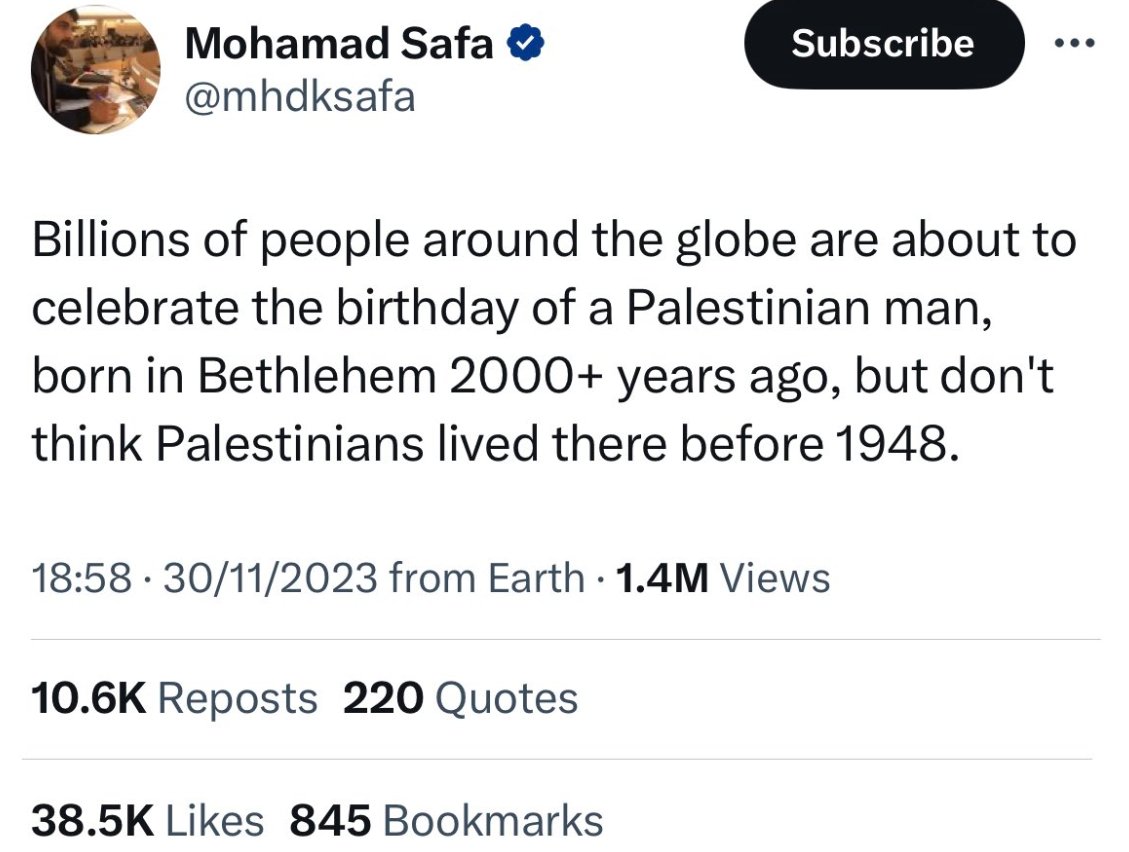 Brightmind_ME's tweet photo. Actually, every word is documented: Jesus was a Jewish Rabbi in Roman Judea. 'Palestine' didn't exist until 135 AD when Romans renamed it specifically to erase Jewish history. Ironic how history repeats itself. #jesuswasajew https://t.co/7lEkGPRkgj