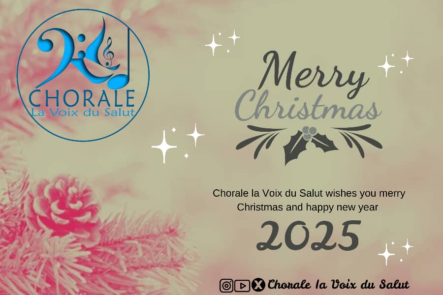 lvschoir's tweet photo. Chorale la voix du salut ikorera ubutumwa muri UR-CAVM 
Tubifurije Noheli nziza numwaka mushya muhire wa 2025
Muzawuronkemo ibyiza byinshi nyagasani atanga 
Happy New year and Merry Christmas 
@MIEC_Busogo 
@RuhengeriDioces https://t.co/jqqKSbGvXz