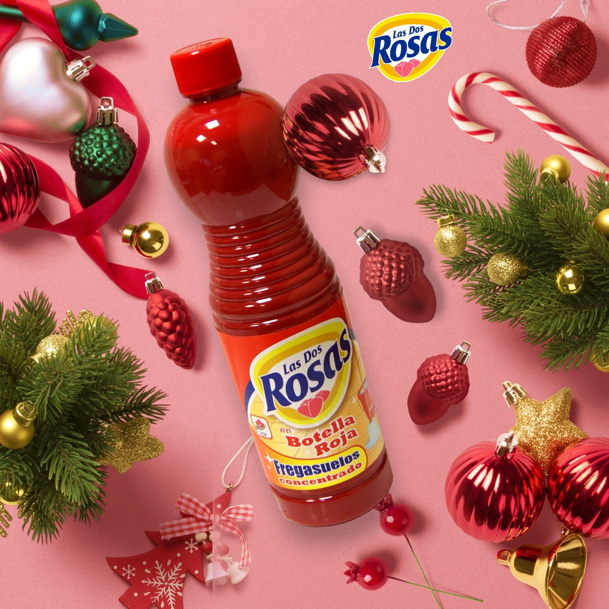 Esta noche viene Papa Noel y tú con el suelo sucio.