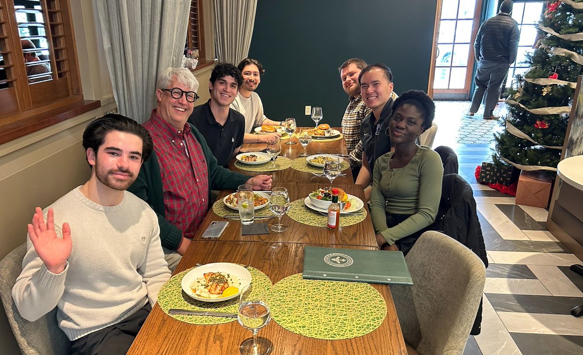 A fun lunch time closing out the year. Wishing all a happy holiday and best for the new year!