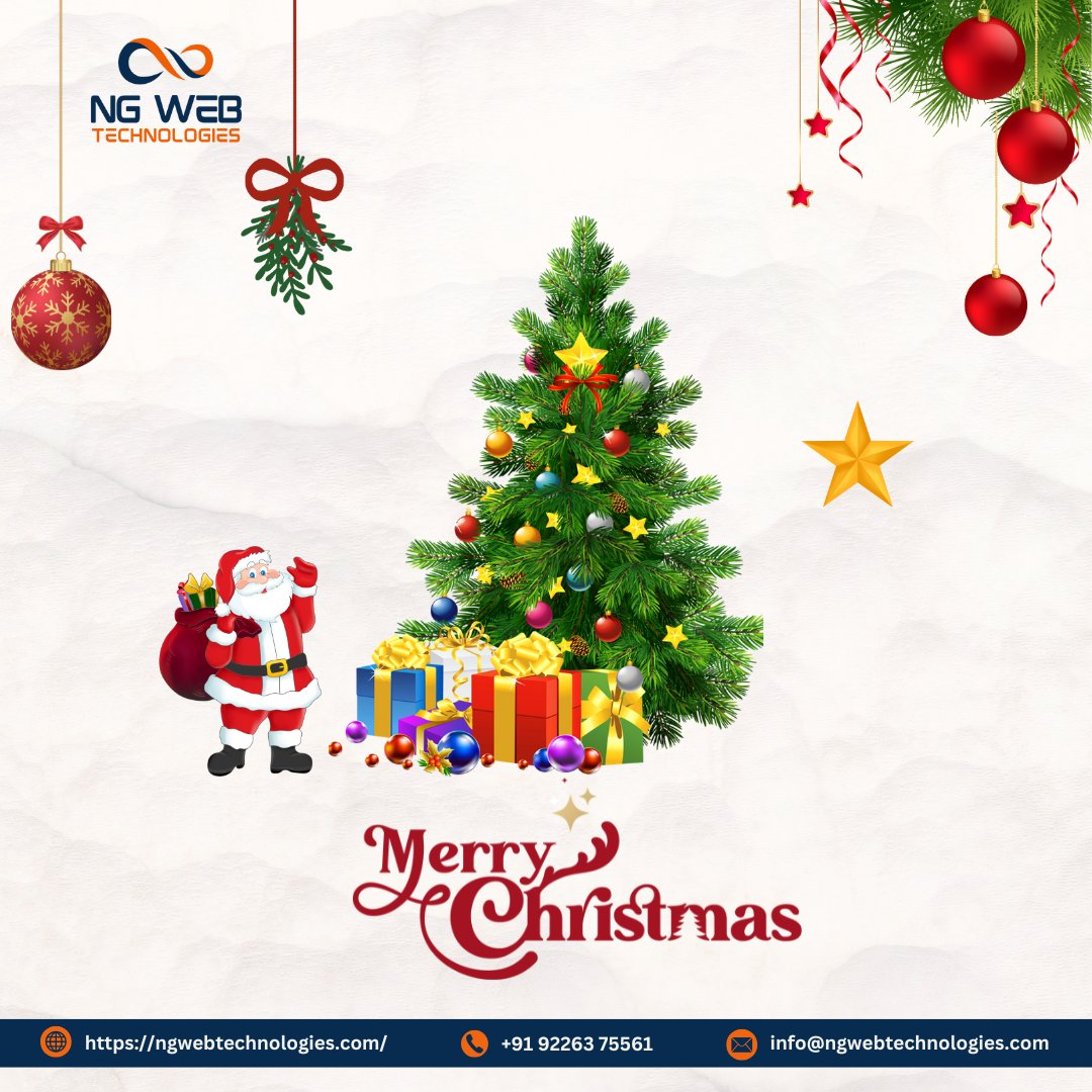 NG_Web_Tech's tweet image. 🎄 Merry Christmas to All! 🎄

🎁Wishing everyone a season filled with joy, love, and laughter. May your days be merry and bright, surrounded by those who bring you happiness. 🌟
Here’s to celebrating the magic of the season with kindness and gratitude!

#MerryChristmas