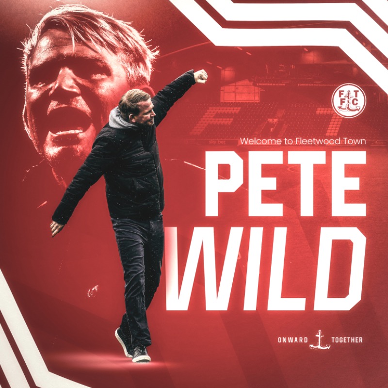 ftfc's tweet photo. Welcome to #ftfc Pete Wild ✍️