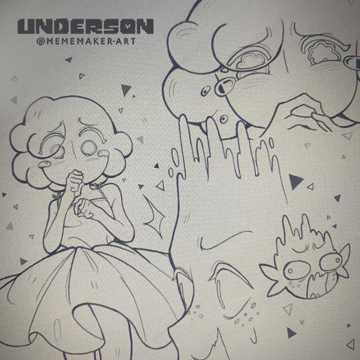Mememak04554938's tweet photo. Hi hi gente ✨
Terminamos la trilogía de wips pero pronto llegarán nuevos cómics que 

#undertale #Underson #undertaleau #mememakerart #comic #myart #digitalart #grill #bloom https://t.co/pB0rkkjYpa