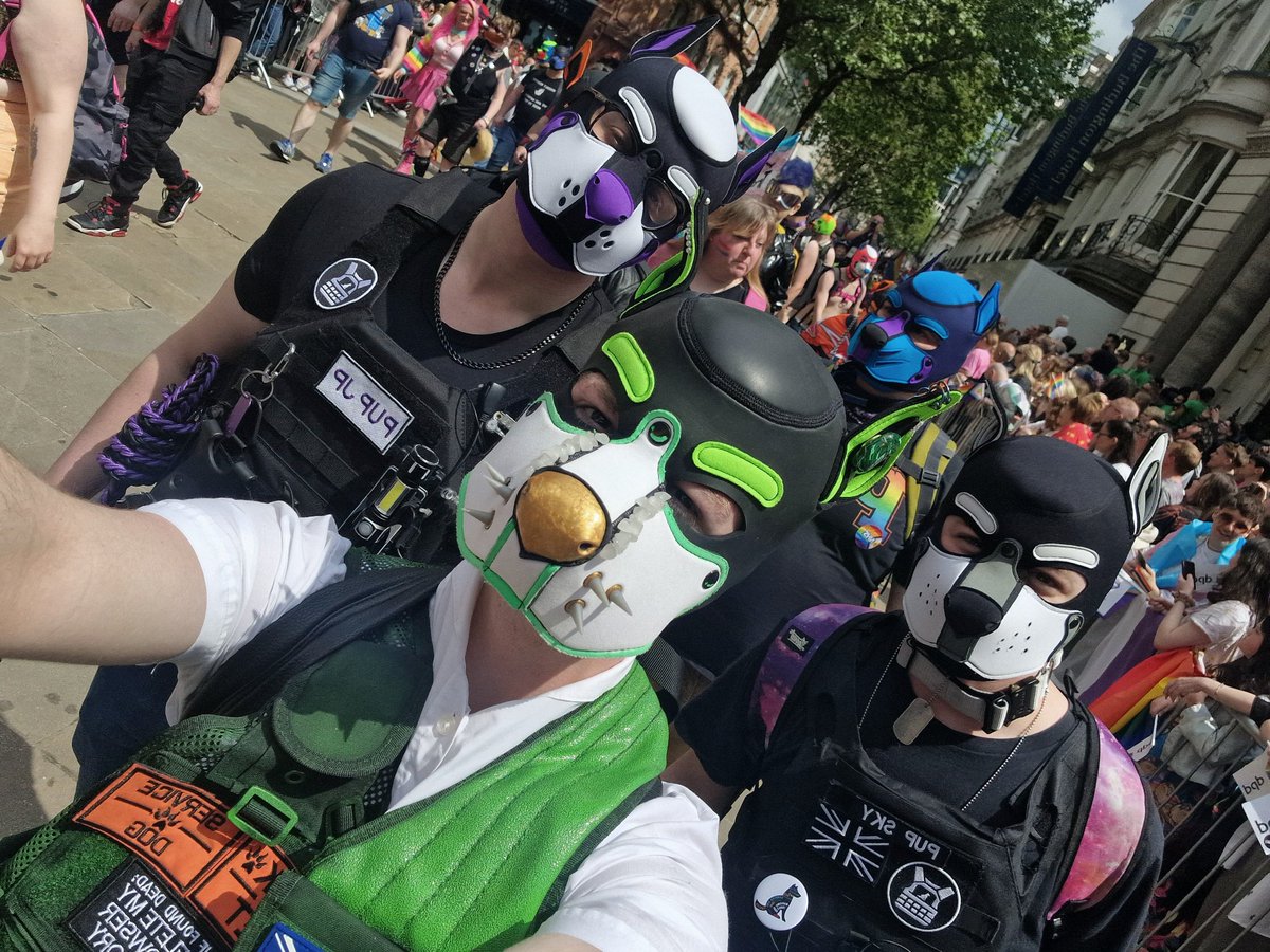 Can't believe it's been one year since <a href="/pupskyuwu/">Pup Sky 🐾 🔜 Animalz</a> became our pup! 
 
Well done for putting up with me &amp; <a href="/tacticalpupper/">PupJP</a>