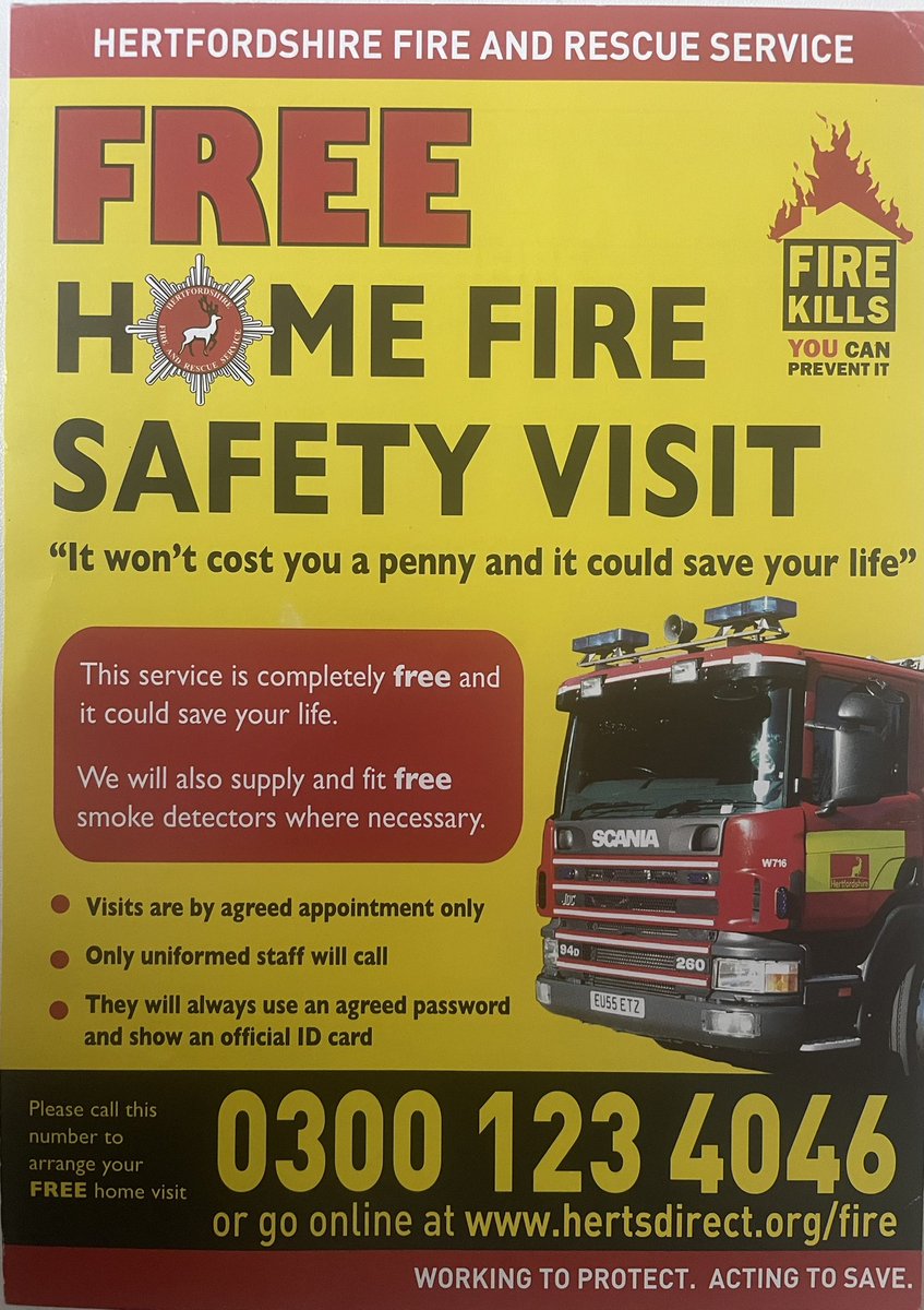 CheshuntFire's tweet photo. Cheshunt Fire Station brings you 12 days of safety 🎄

Follow our QR code or call 0300 123 4046 to book yourself a free home fire safety visit &amp; a free smoke detector if required.

We want to make every home &amp; every person safe

We wish you all a very merry Xmas 🎄 🎅🏻 https://t.co/AOzqMqBfZi