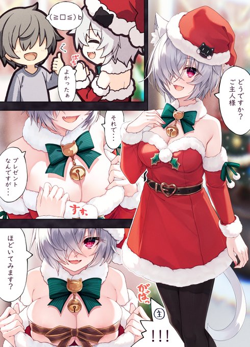 サンタさんくおんちゃんからの誘惑🐈 