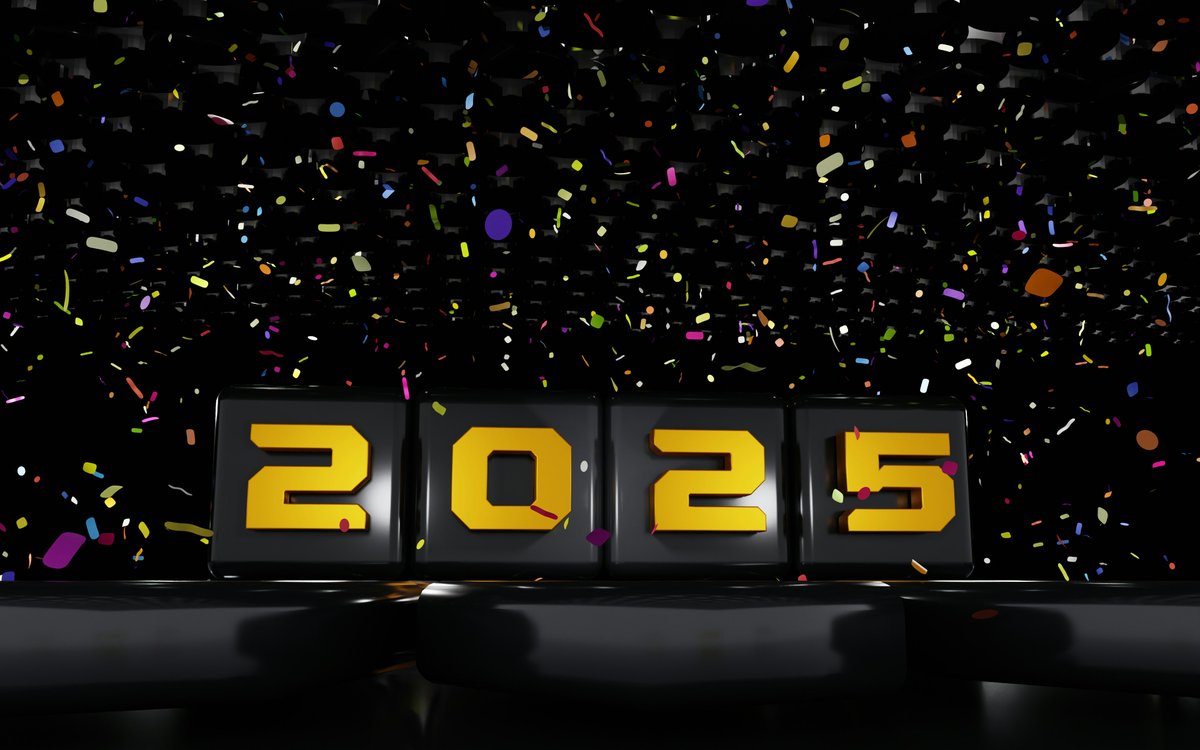 Een geweldig 2025 gewenst en fijne feestdagen! 🎉