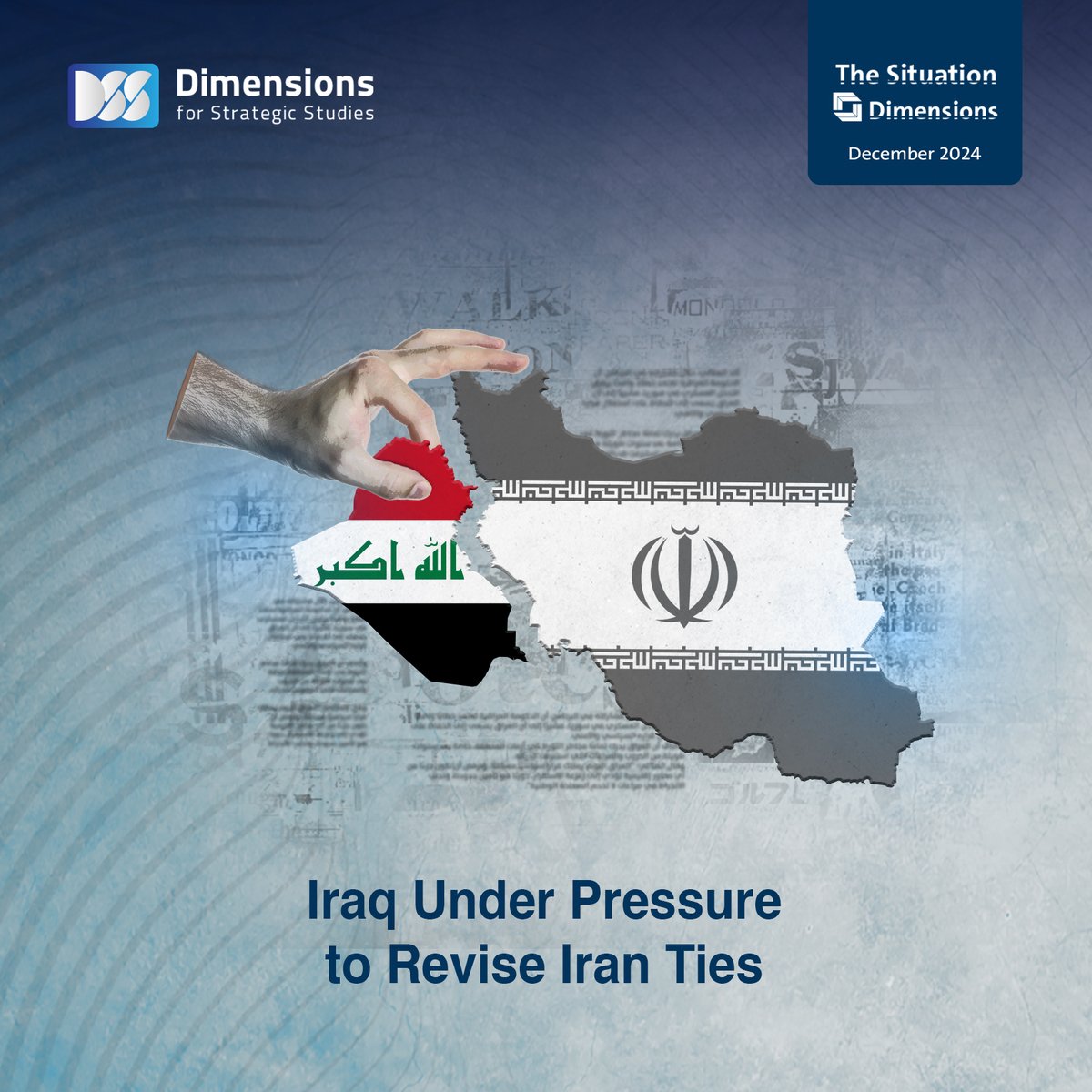dimensionsEN's tweet photo. Outside actors are exerting pressure on Iraq to reformulate its relationship with Iran, as Tehran finds itself weakened across the region. https://t.co/S7Sd7iya22