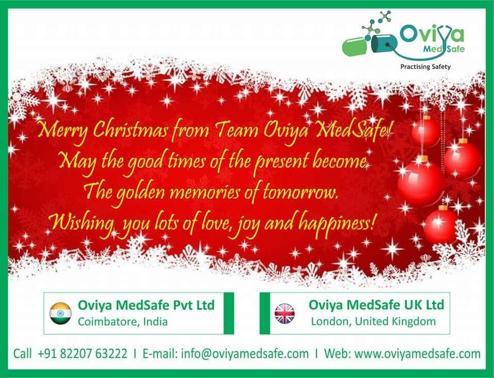 drjvvr's tweet photo. 🎄✨ Merry Christmas from Team Oviya MedSafe! ✨🎄

Wishing you happiness, peace, and success this festive season. Thank you for supporting our mission of ensuring Patient Safety worldwide. 🌟

#MerryChristmas #Pharmacovigilance #PatientSafety @OviyaMedSafe https://t.co/95ZERTmyaT