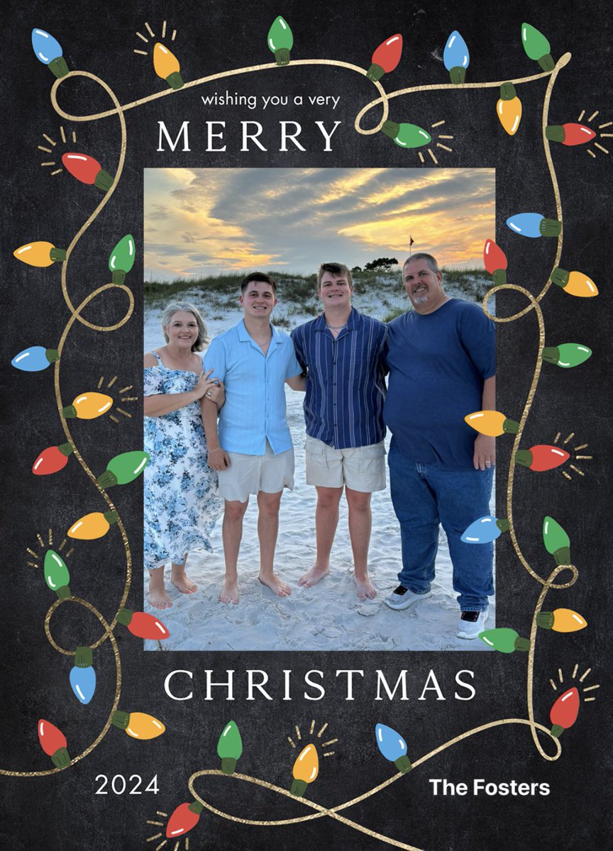 Merry Christmas from our family to yours!

The Fosters have had a wonderful year. Caleb is a sophomore &amp; Cason is a senior at MSU. Both boys are working many hours at OSTC, and both had 4.0 GPAs this semester and made the President’s Honor Roll!!! We couldn’t be prouder of them!