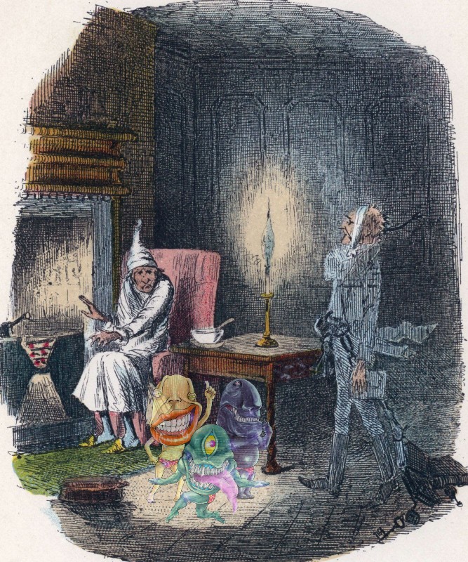 "You will be visited by three ghosts..."