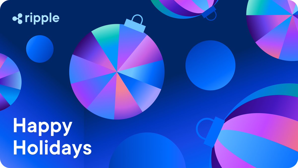 2024 has been an incredible year of milestones, collaboration, and innovation.

Wishing our customers, partners and the crypto community a wonderful holiday season and a prosperous 2025! ✨ 

- the Ripple team