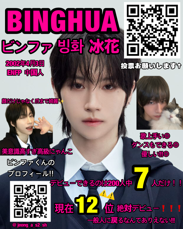 PROJECT7ファイナル ビンファ オーディション番組『PROJECT 7』ファイナリスト21人プロフィール