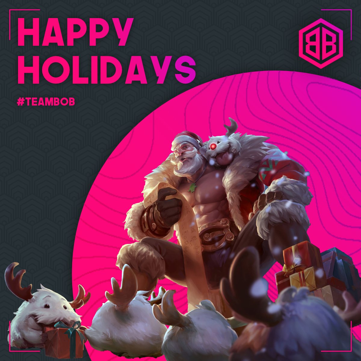 BombaBarbies's tweet photo. Team BOB wishes everyone Merry Christmas and happy holidays! 🎄🎁

#BOMBA #TEAMBOB https://t.co/liYAhnRSe5