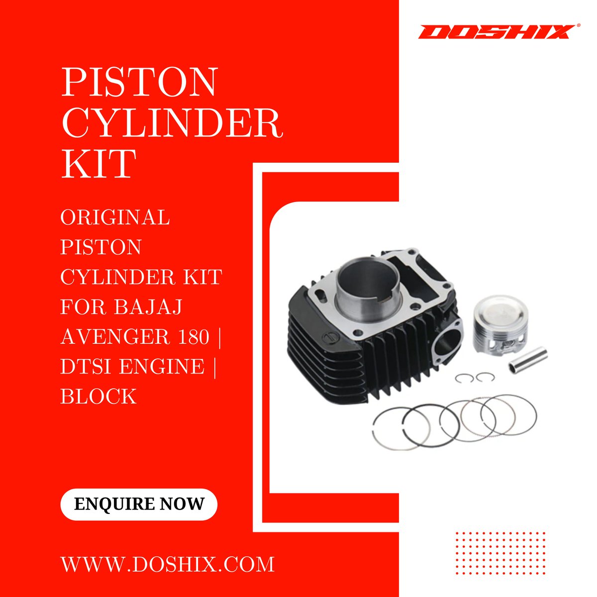 doshixautoparts's tweet image. Buy Doshix Piston Cylinder Kit in Bulk for Your Business.
Sell what you prefer to use.

For Enquiry,
Contact us on info@doshix.com
Visit us on doshix.com

#doshix #automotive #autoparts #autopartsstore #export #spareparts #makeinindia