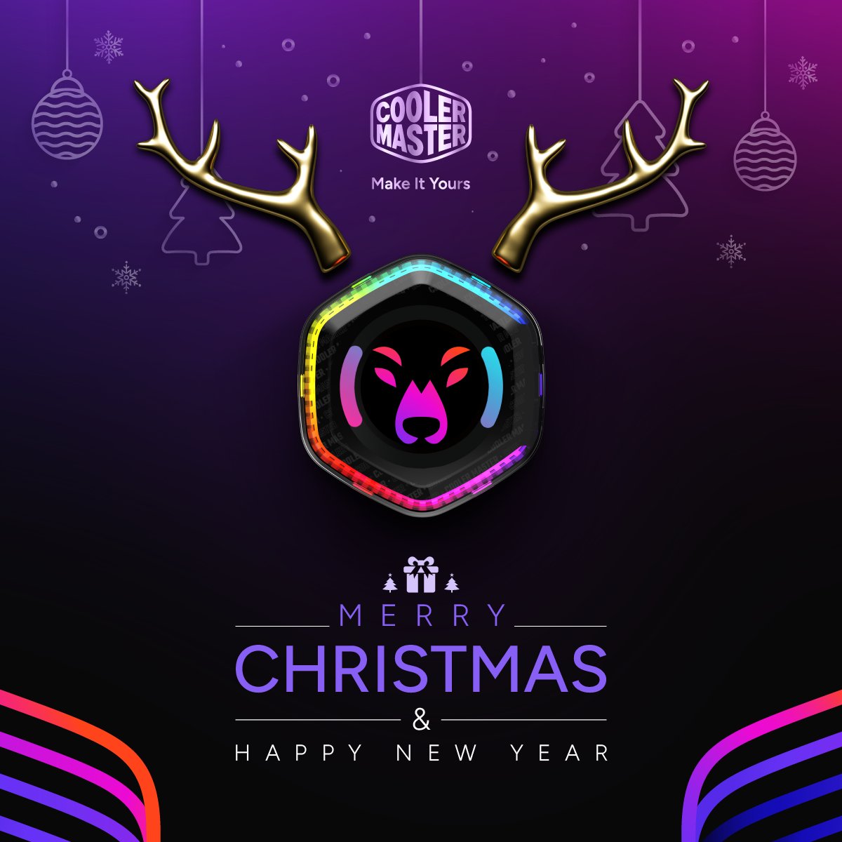 Joyeux Noël à tous les passionnés de PC gaming ! 🎄✨

Que cette fin d’année soit remplie de moments inoubliables, de victoires épiques et de builds extraordinaires. Merci de faire partie de notre aventure, et RDV en 2025 pour encore plus de fun! 🎮❤️

#CoolerMaster #JoyeuxNoël