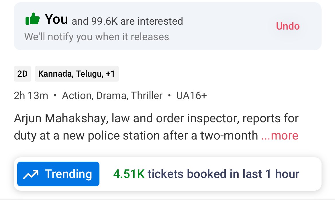 SouthSudeepians's tweet photo. Massss Massss Masssss ๐ฅต๐ฅ๐ฅ
๐จ Trending : 4.51K ๐๐๐๐
Pure @KicchaSudeep Boss Show ๐๐
#KicchaSudeep #MaxTheMovie
#MaxFDFS #MaxFromTomorrow https://t.co/lpPAJXOVYW