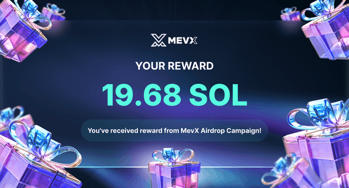 💰 Earn points and get rewards with the MevX Airdrop Campaign! Join the
<a href="/MevX_Official/">MevX</a>
Campaign now! mevx.io/@dqMNTQZZFxLs