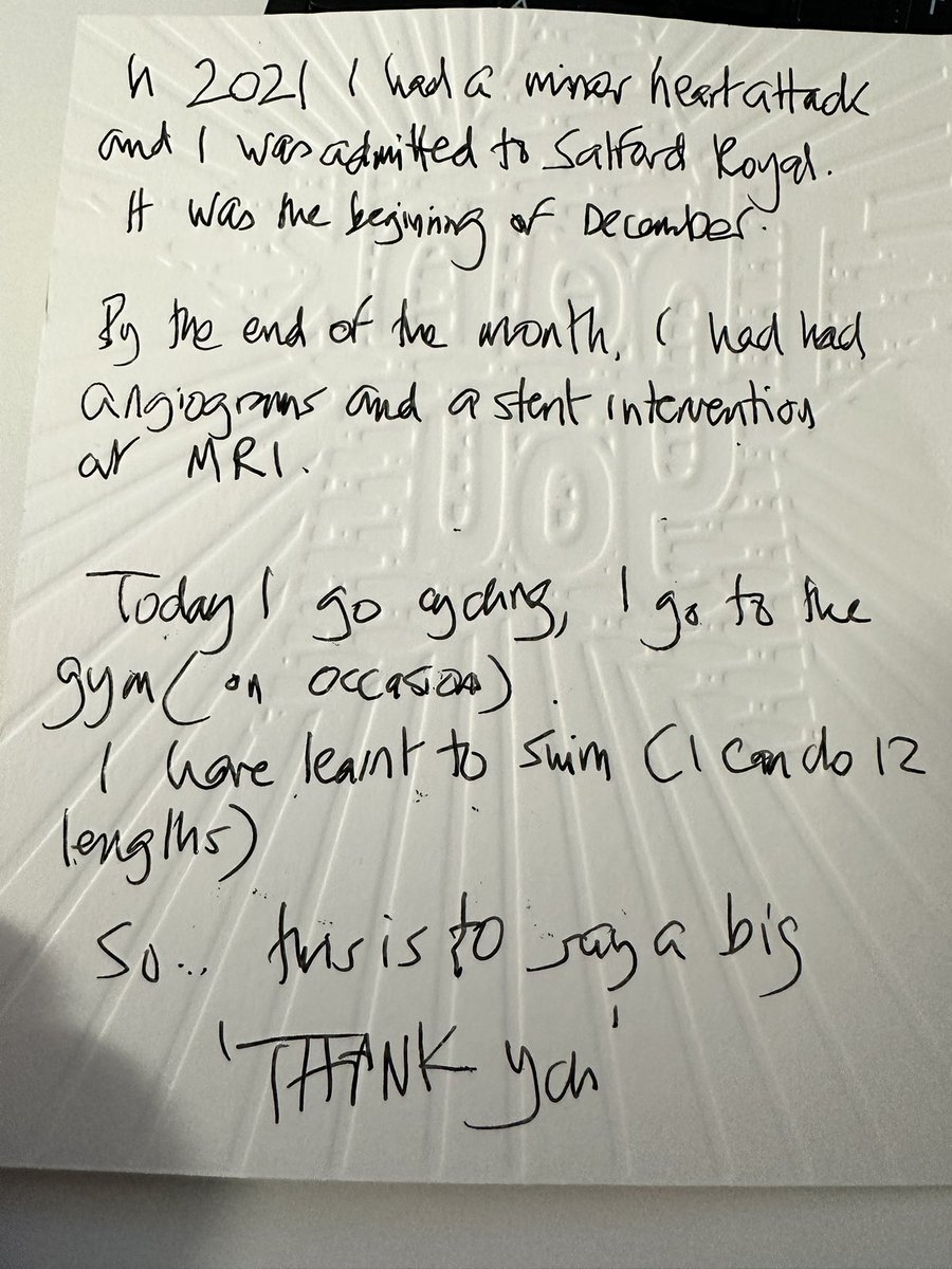 Heart Care Unit (@hcu_sco) on Twitter photo What a lovely thank you to receive on Christmas Eve! Recovering well, cycling, the gym and learning a new skill swimming! We are so pleased you are doing well 😃 this is why we do it 🥰 #recovery #cardiacrehab #keepmoving #patientexperience <a href="/ExpTeamNCA/">Patient & Service User Experience Team NCA</a> What a lovely thank you to receive on Christmas Eve! Recovering well, cycling, the gym and learning a new skill swimming! We are so pleased you are doing well 😃 this is why we do it 🥰 #recovery #cardiacrehab #keepmoving #patientexperience <a href="/ExpTeamNCA/">Patient & Service User Experience Team NCA</a>