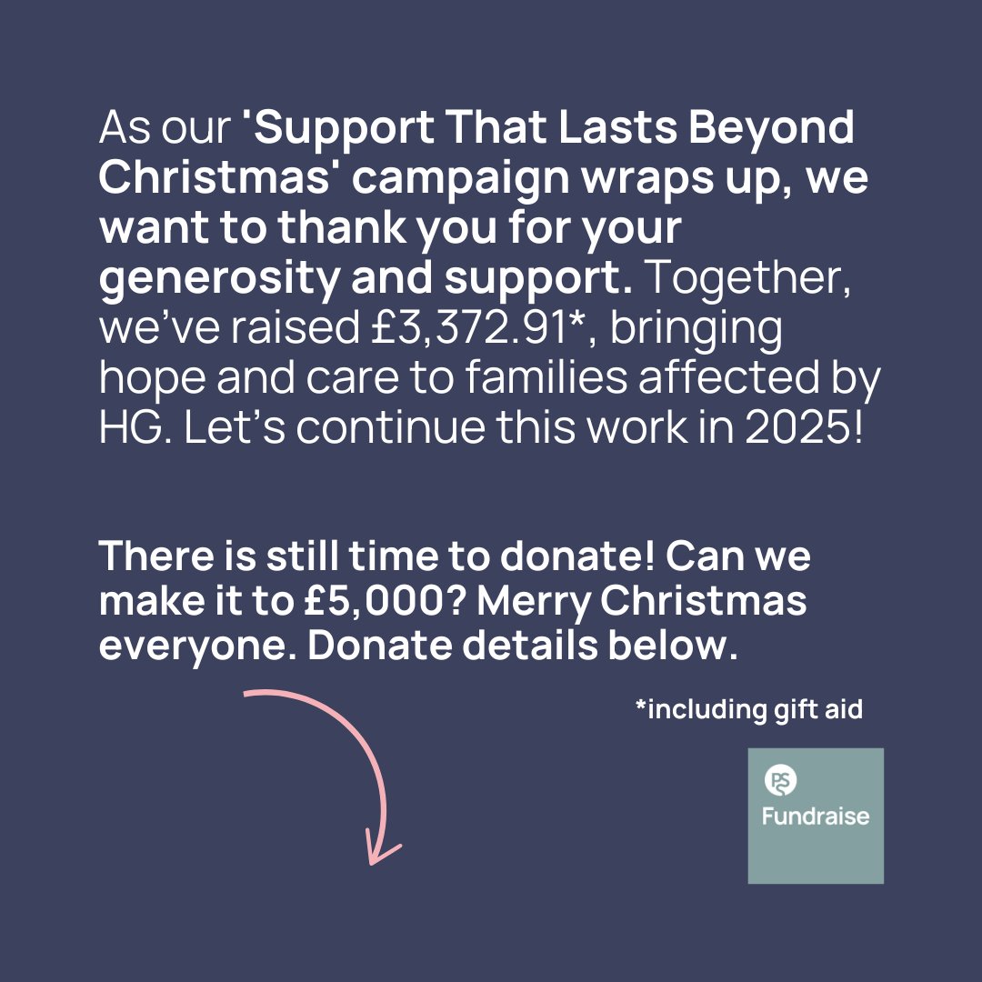 Pregnancy Sickness Support (@hgsupportuk) on Twitter photo 🎄 Day 12: Final Day! Thank you to everyone who’s supported ‘Support That Lasts Beyond Christmas.’ 💛 There’s still time to give! The link stays open till 31 Dec.✨ Donate here: ow.ly/OgUw50Usva9
#12DaysOfGiving #ThankYou #HG 🎄 Day 12: Final Day! Thank you to everyone who’s supported ‘Support That Lasts Beyond Christmas.’ 💛 There’s still time to give! The link stays open till 31 Dec.✨ Donate here: ow.ly/OgUw50Usva9
#12DaysOfGiving #ThankYou #HG