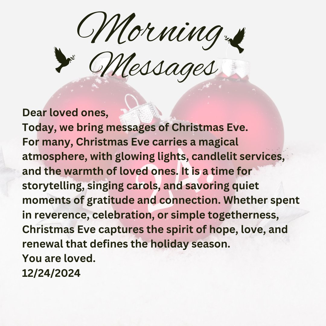 joykinga's tweet image. Merry Christmas Eve! #morningmessage
