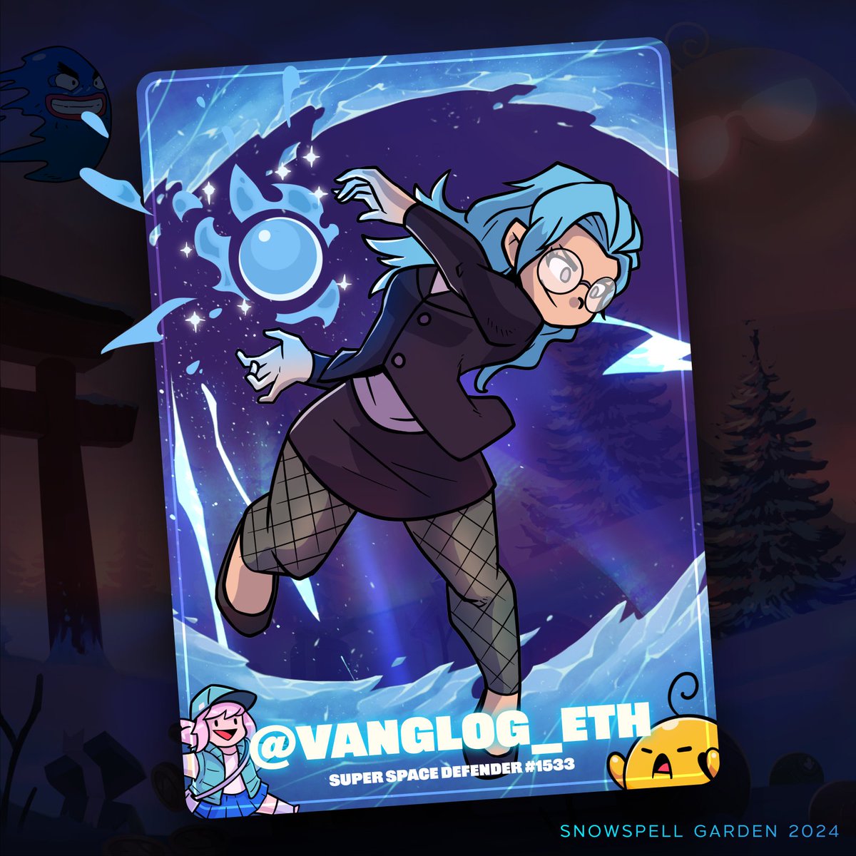 Look at how my <a href="/SSDefenders/">Super Space Defenders</a> character turned out! 👾

Amazing work by <a href="/HeyPixlit/">Pixlit 😲</a> and team, as always.

There is still time to request yours! ✨