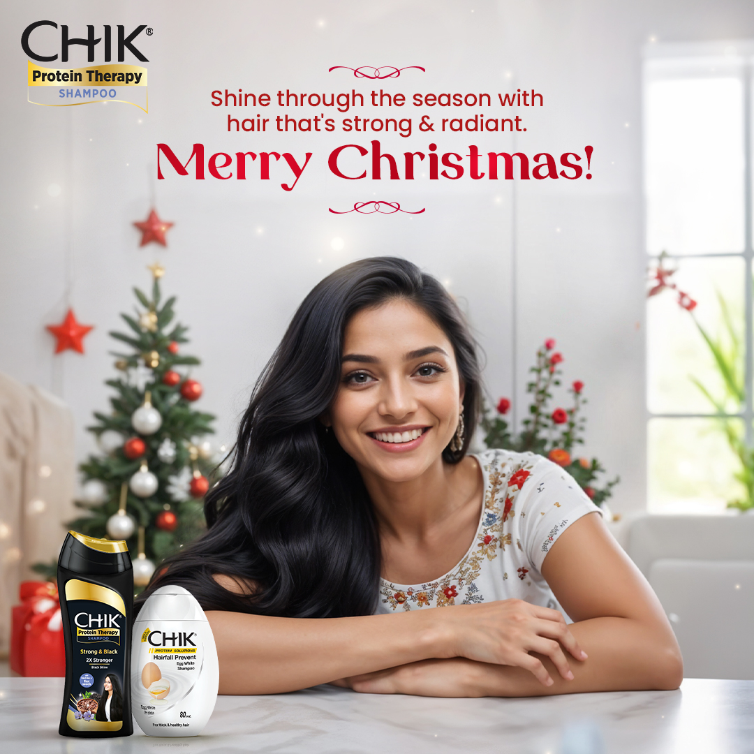 chikbyck's tweet image. Let your strong hair shine bright this holiday season.
#MerryChristmas

#ChikIndia #ProteinSolutions #StrongHair #Christmas2024 #HolidaySeason2024 #TisTheSeason #ChristmasVibes