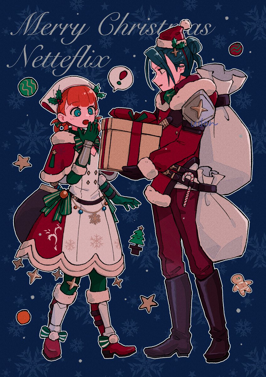feliannieweb's tweet photo. 【フェリアネ・クリスマスぷちアンソロ企画】
illust/udon様（@udon_xxx）
#剣花4 https://t.co/3oUXJ6WayU