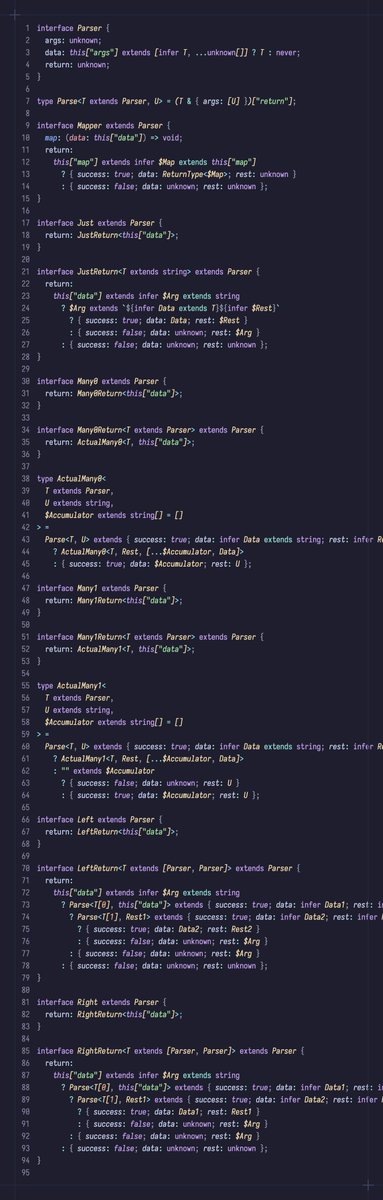 graddotdev's tweet image. I've completed the main part of day 24 of #AdventOfTypeScript but decided not to finish it since it focuses more on reverse engineering rather than type system knowledge. I've attached that part of the solution for anyone who's interested.