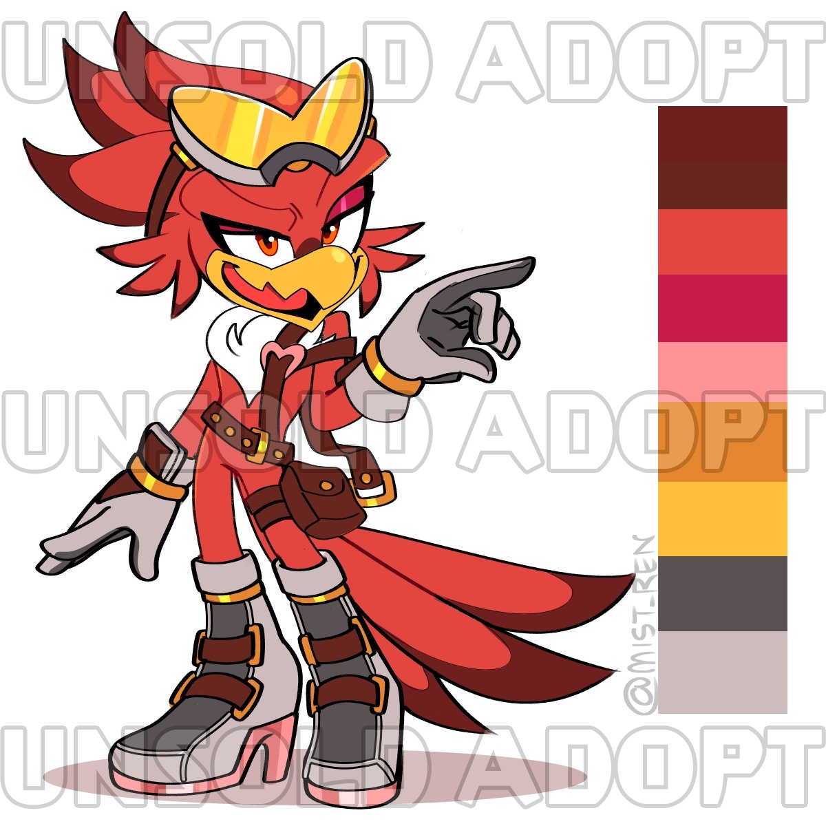 MistrenN's tweet image. ‼️ HAWK AD0PT AVAILABLE! ✨
   -💲65 usd 
🔸[Includes ref and 1 additional artwork!]

‼️I do not ask for paym3nt in the replies, check before interacting‼️

Comment before DMing to claim!
Retweets/shares are appreciated! 
#sonicadopts