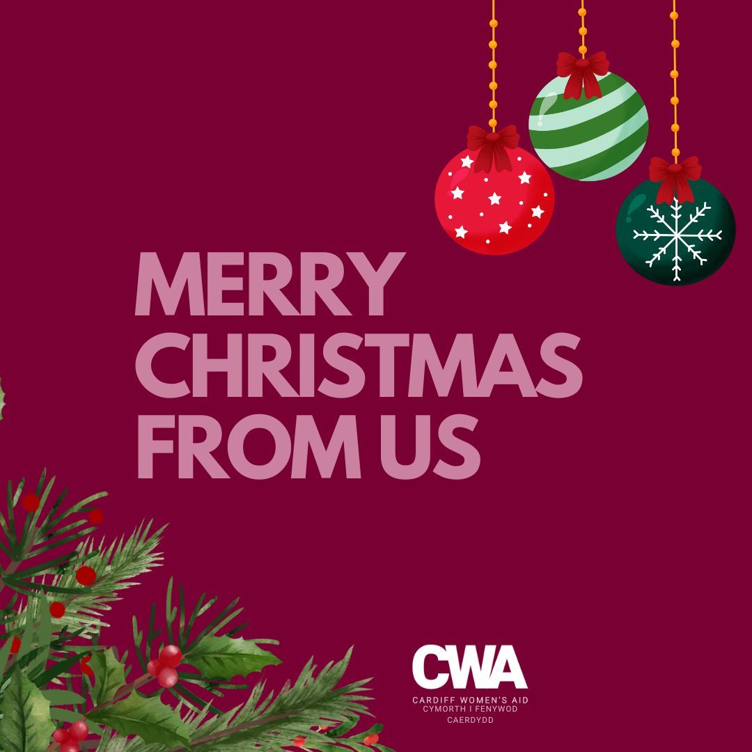 cardiffwaid's tweet photo. Happy Christmas from everyone at Cardiff Women's Aid. 

Thank you to all of our supporters and followers. 🎄 ❤️ https://t.co/ufjySYDt3D