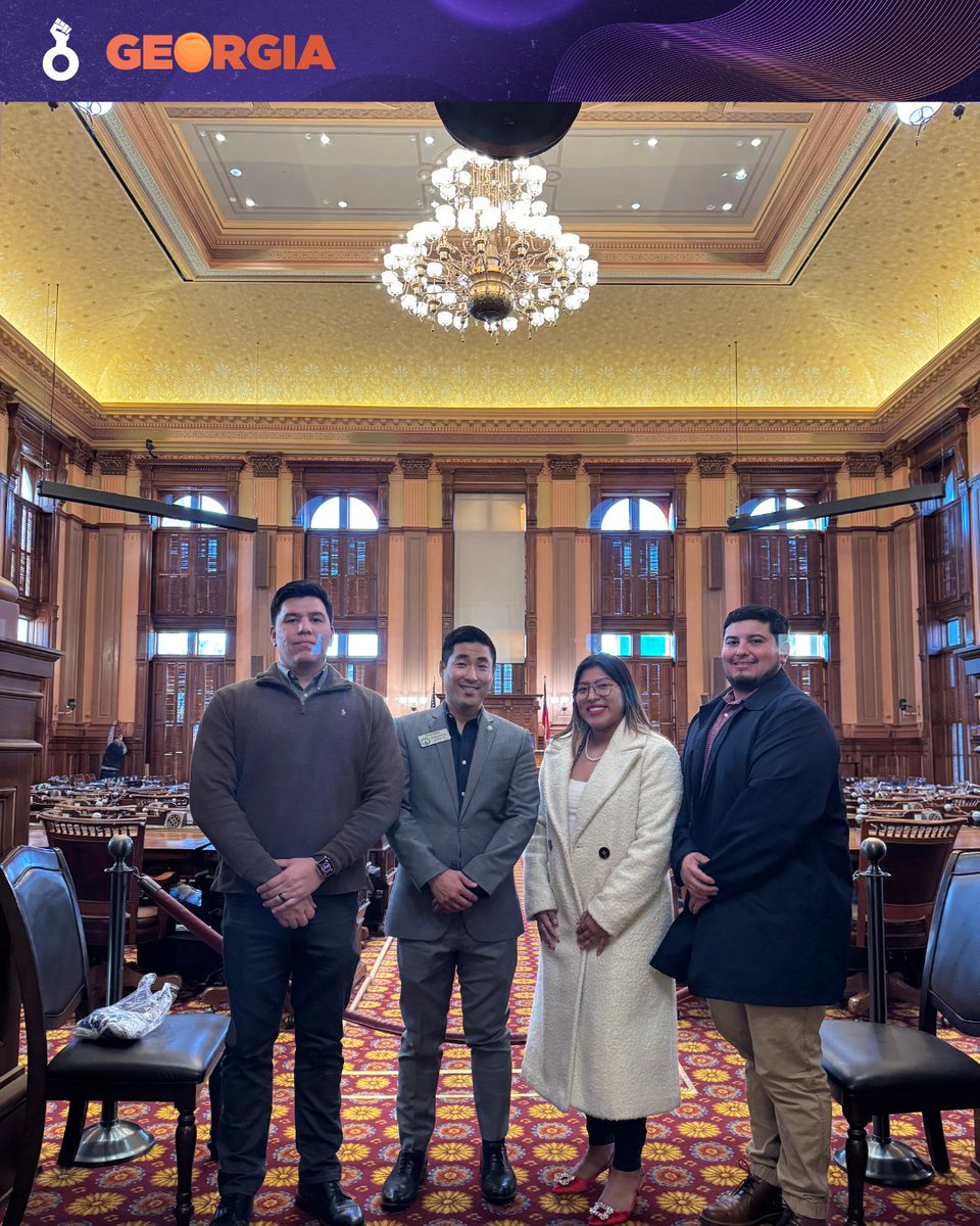 PoderLatinx's tweet image. 🏛️✨ #PoderLatinx GA is gearing up for the January 2025 Legislative Session! The Georgia team had the privilege of a Capitol tour led by Representative Sam Park to prepare for the important work ahead.

Ready to advocate and make a difference! 💪 #CommunityInAction