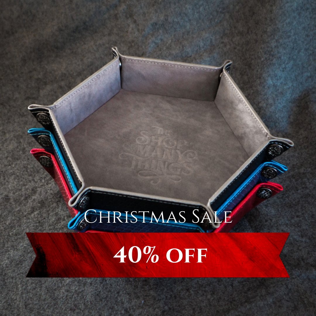 Merry Christmas eve! I hope everyone is cozy and with the ones they love. Don't miss out on our Christmas sale as a late gift for someone special or just for yourself! theshopofmanythings.com/collections/%F…

#dnd #ttrpg #dice