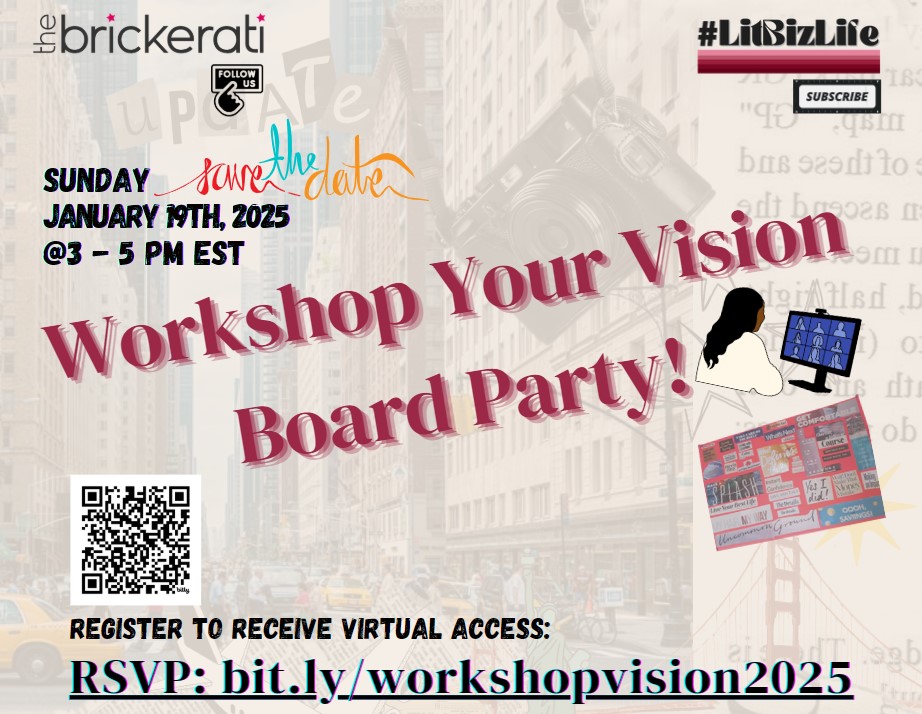 BWHargroves's tweet photo. Workshop Your Vision Board for 2025! 🎉
 
 🗓️ #SaveTheDate: Sunday, January 19th, 2025
 🕒 3 PM - 5 PM EST
 💻 Virtual Event – Secure your spot today!
 
Let's map out those 2025 goals and turn dreams into action! ✨
 
 🔗 RSVP now: https://t.co/wQjJGtctuw https://t.co/Fn3DsLpD2L